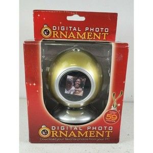2008 FSG Digital Photo Ornament 59 Photo Capacity 1.5 “ Screen NEW